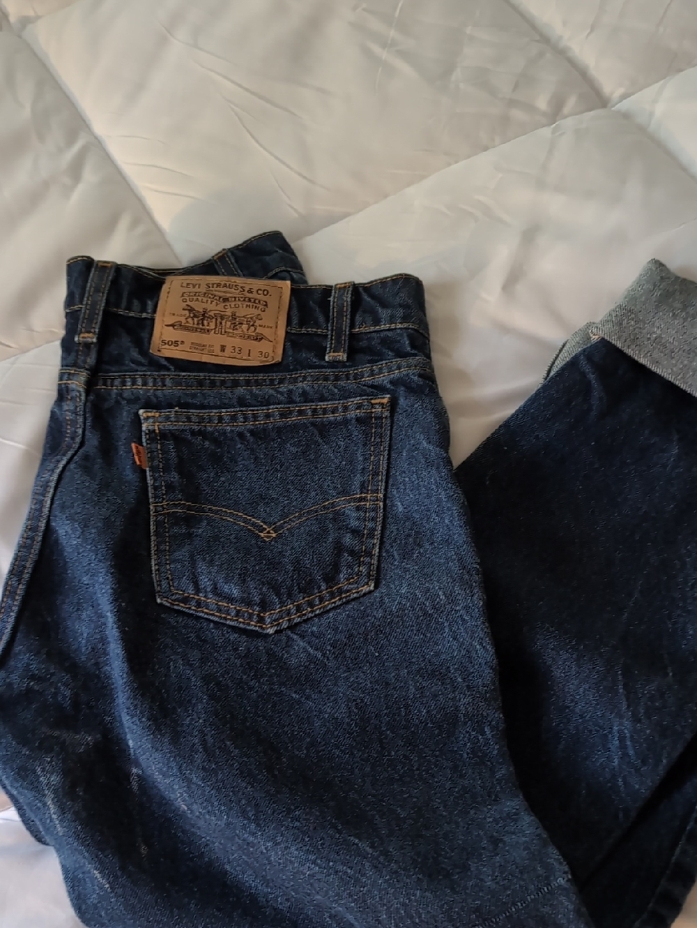 Levi's Dark Blue Relaxed Fit Men's Jeans